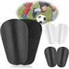 JRYXDS 2 Pezzi parastinchi, parastinchi Calcio, parastinchi Calcio Adulto,parastinchi Bambino, parastinchi ergonomici per Adolescenti e Adulti(Nero, Bianco)