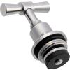 AERZETIX - C74995 - Testa del rubinetto di alimentazione 3/4 - in ottone - finitura cromata - idraulica fornitura acqua perdita rubinetteria lavandino costruzione riparazione