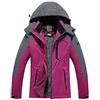 WOXIHUAN Giacca a Vento Donna Invernale Calda Parka Giaccone da Lavoro Antivento Giacca Pesante Giacca da Sci Impermeabile da Snowboard Antivento Cappotto da Montagna con Cappuccio