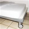 MSV 140069 - Coprimaterasso Anti-allergico per Letto Singolo, in Polipropilene, Dimensioni: 90 x 190 x 25 cm, Colore Bianco