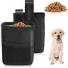 Aomig Borsa Multifunzionale per Addestramento Cani - Snack e Alimenti, Porta Premiati con Contenitore Crocchette - Sacchetto di Allenamento Nero