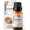 SenseLAB Olio essenziale di Noce Moscata - Olio di Noce Moscata Terapeutico Naturale e Puro al 100% per Umidificatore Diffusore di Aromaterapia - Olio Da Massaggio Rilassante e Lenitivo (10 ml)