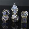 Elifel Dadi Set D&D Metallo 7 pezzi D4 D6 D8 D10 D12 D20 D% Poliedrici Dadi per Dungeons and Dragons Pathfinder Warhammer Giochi da Tavolo RPG MTG Giochi