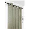 Linder - Tenda effetto smerigliato - Finitura occhielli colore canna fucile - Colore verde bottiglia - Dimensioni 145 x 240 cm - 100% poliestere - Collezione Freeze