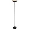 BRILONER - Lampada da terra LED cordless con touch, dimmerabile, piantana, lampada da pavimento, batteria ricaricabile e sorgente luminosa intercambiabile, altezza 170 cm, nero