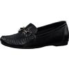 MARCO TOZZI 2-24203-42-Plantare Pelle, Morbido Feel Me, Mocassino Donna, Nero, 39 EU