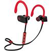 SBS Auricolari Wireless Sportivi Multipoint Runway Light, Resistenti al Sudore, con Archetti, Laccetto, Musica e Chiamate fino a 6 ore