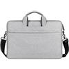 Hixingo Borsa per Laptop 13 14 15.6 Pollici, Impermeabile Borsa PC Portatili Borsa Notbook Modo Borsa a Tracolla con Cinghia per Trolley Multifunzionale Borsa Messenger (13.3",grigio)