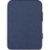 MoKo Custodia Protettiva Tablet da 12.9, Custodia con Chiusura Lampo Borsa per Galaxy Tab S8+ 12.4, iPad PRO 12.9 2021/2020/2018, iPad PRO 12.9 2017/2015, Surface PRO 12.3, Blu Marino