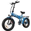 ELEKGO Bicicletta Elettrica per Adulti, 20 x4.0 Fat Tire E-Bike con Motore 250W, Batteria Rimovibile, Bici Elettrica Pieghevole Autonomia 35-90KM, City E-Bike MTB Ebike con 2 modalità di guida