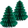 Kiiwah 6 Alberi di Natale di Carta, Decorazioni Natalizie Riutilizzabili di Alta, Decorazioni per la Tavola di Natale per Albero di Natale/Decorazione da Parete per Capodanno