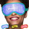 Feel Recovery Maschera Occhi Gel Freddo & Caldo Riutilizzabile (21x11 cm) - Mascherina Occhiaie Refrigerante per Mal di Testa, Occhi Gonfi, Stanchi, Secchi - Terapie Alternative Bellezza Donna & Uomo (Turchese)