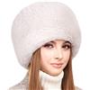 Futrzane Modern Cappello Cosacco - Colbacco da Donna Russo - Berretto Pelliccia (M, Grigio Lungo Modern)