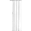 tectake® Porta a Soffietto PVC, Divisorio per Ambienti, Impermeabile, Facile da Pulire, Con Chiusura Magnetica, 80 x 203 cm - Bianco