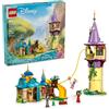 LEGO Disney Princess Rapunzel Tower & The Snuggly Anatroccolo Giocattolo da costruzione con Flynn Rider e Madre Gothel Mini-Dolls, Disney Princess Toy, regalo divertente per ragazze e ragazzi dai 6