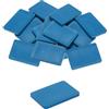 QUARKZMAN 50 Pezzi Spessori in Plastica 60 x 40 x 5 mm Distanziatori Piastrelle Squadrette Angolari Blocco Sottotetto Cunei Mobili Pannelli Plastica Esterno Rigida, Blu
