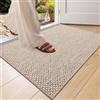 COLOR&GEOMETRY Zerbino Ingresso Interno Antiscivolo 55x80cm, Beige