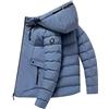 Fulidngzg Giubbotto Uomo Invernale 4 Stagioni Taglie Forti Leggero Piumino Giubbotti Invernali Caldo Manica Lunga con Cappuccio Cappotto 4XL Elegante Offerta Parka Imbottito Slim Fit Casual Giacca Giubbino