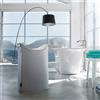 Blomus FRISCO cestino per biancheria, 65387, FRISCO alluminio/grigio argento [Accessori Bagno > Cestini per Biancheria]