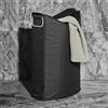 Blomus FRISCO cestino per biancheria, 66348, FRISCO alluminio/nero [Accessori Bagno > Cestini per Biancheria]