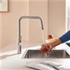 Grohe Blue Pure rubinetto da cucina, per sistema di filtraggio, orientabile, 30595DC0, Blue Pure supersteel [Rubinetteria da Cucina > Rubinetti da Cucina con Trattamento dell'Acqua]