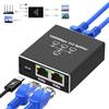 Loydia Gigabit Ethernet Splitter LAN RJ45 3 Porte, Switch ethernet Internet Splitter con Cavo USB-C, Switch di Rete LAN RJ45 Splitter ethernet per Computer, Laptop, Switch, Router