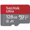 SanDisk 128GB Ultra MicroSDXC per Chromebook UHS-I Card + Adattatore SD (Compatibile con dispositivi host che supportano microSD e microSDXC UHS-I )