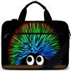 Sidorenko - Borsa per notebook, con tracolla + maniglia, incl. scomparto aggiuntivo per mouse e caricabatteria nella parte anteriore multicolore Shape A1452 15,6''
