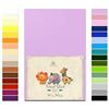 Soft Dream Lenzuolo con angoli elasticizzati da 80 x 180 cm, qualità premium, 100% cotone pettinato jersey con angoli elasticizzati per letto dei bambini, certificato OekoTex, prodotto in EU, lilla