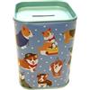 makio Salvadanaio in latta per bambini in colori vivi. Originale con coperchio. A buon mercato, anche portapenne.