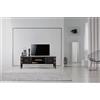 Hanah Home Supporto per TV, MDF, Nero, Taglia Unica