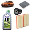 OP Kit tagliando 3 filtri + 4L olio Mobil 0W20 ESP per Volkswagen Polo 6 1.0 TSI 2017+