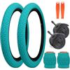 GRELiving Pneumatici per Bicicletta Colorati 20x2.125 Pollici, per MTB/Bici City/BMX