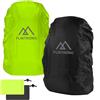 flintronic Parapioggia per Zaino, 2 Pacchi Impermeabile Outdoor Zaino Parapioggia Reflective Copri Zaino per Pioggia/Anti Polvere/Antifurto/Bicycling/Escursionismo/Campeggio/Attività all'aperto
