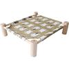 ETOPARS Cuccia Rialzata per Cani e Gatti, Lettino da Campeggio Portatile per Gatti, Lettino per Gatti Estate, Letto in Legno Antiscivolo Lavabile in Rete Traspirante per Gatti (stile 22)