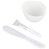 Brrnoo Set di Ciotole per la Miscelazione della Maschera per il Viso, Kit di Strumenti per la Miscelazione della Maschera Facciale con Spatola per la Ciotola della Maschera per il Viso Pennello per Maschera