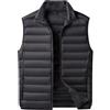 Generico Giubbotto di Pelle Uomo Invernale Invernale Giubbotto Uomo Smanicato Uomo Cappuccio Giacchetto in Pelle Uomo Piumino Sottogiacca Donna Pile Uomo Mezza Zip Giubbotto Invernale Uomo Imbottito