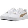 PUMA Carina 3.0 Dayinight, Scarpe da Ginnastica Donna, Bianco Oro, 36 EU