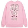Barbie Felpa Donna in Rosa | Maglione grafico a maniche lunghe Malibu Tennis Club 1959 da donna | Maglione girocollo stile vintage Sports Crest | Bambola Movie Abbigliamento Merchandise Regalo per Lei