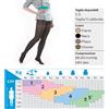 CA-MI Srl Kamila Collant Comfort 140 Denari (18/20 mmHg) Maglia A Doppia Rete Punta Chiusa Colore Nero Taglia 5