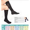 CA-MI Srl Kamila Gambaletto Unisex Fantasy 15 Colore Nero con Pois Grigio Taglia L 14/16mmHg