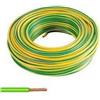 CAVO ELETTRICO UNIPOLARE 4 mmq COLORE GIALLO VERDE LUNGHEZZA 10 METRI