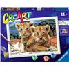 Ravensburger CreArt Serie D Classic - Cuccioli di Leone