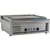 D.L. SERVICE Piastra panini elettrica piano liscio 2 termostati cm 60
