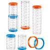 Ferplast Set Tubi Criceto, Accessorio Gabbia per Criceti, Totale 7 pezzi, Tunnel Criceto Trasparenti con Fori di Aerazione, Raccordi inclusi, KIT TUBE TUNNEL, Giochi per Criceti