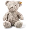Steiff Peluche Orsacchiotto Honey, dolce animale di stoffa per bambini, ragazzi e ragazze, Friends, pupazzo di 38 cm, grigio chiaro, 113437