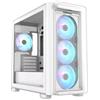 ASUS A23 Plus TG White ARGB Mini Tower No-Power Vetro Temperato minITX/mATX