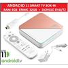 Homatics Decoder Digitale Terrestre DVB-T2 HEVC Ultra HD Android 11 Box Smart Tv 4Gb WiFi