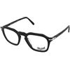 Persol PO3292V 95 | Occhiali da Vista Graduati | Prova Online | Unisex | Plastica | Quadrati | Nero | Adrialenti