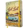 Nostalgic-Art Quaderno retrò, A5, VW Bulli - Let´s Get Lost | original Volkswagen license product (OLP), bullet journal puntinato, design vintage, Idea regalo per fan di VW Bus